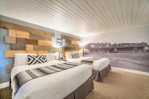 Postel nebo postele na pokoji v ubytování Hotel Rapids