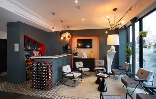 Χώρος καθιστικού στο Best Western Plus Opéra Batignolles