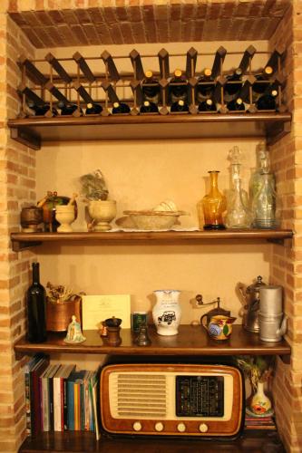 Dapur atau dapur kecil di Angelucci Agriturismo con Camere e Agri Camping