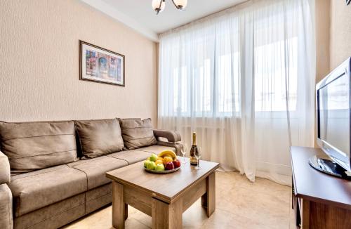 Μια τηλεόραση ή/και κέντρο ψυχαγωγίας στο 2-room Apartment NFT Gudauri Penta 503