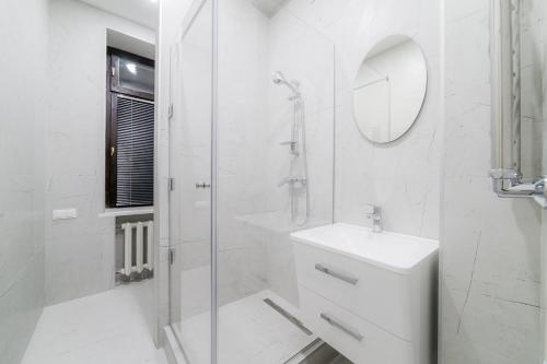 Kúpeľňa v ubytovaní Apartments in Minsk