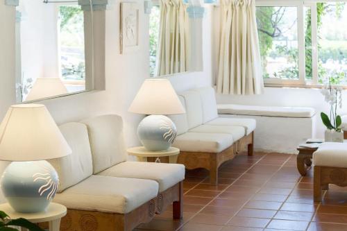 Χώρος καθιστικού στο Colonna Hotel Du Golf