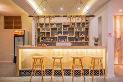 Dapur atau dapur kecil di Floral Tengchong Mountain hotel