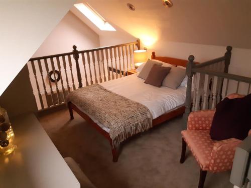 Krevet ili kreveti u jedinici u okviru objekta Lakeside Lodge