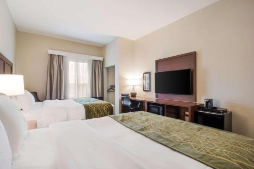 Postel nebo postele na pokoji v ubytování Comfort Inn & Suites Rock Hill Northeast