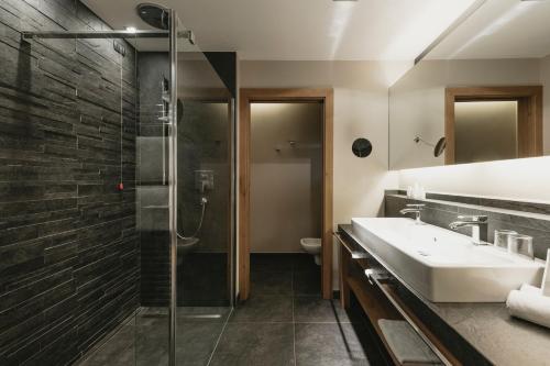 Koupelna v ubytování Eco & Wellness Boutique Hotel Sonne
