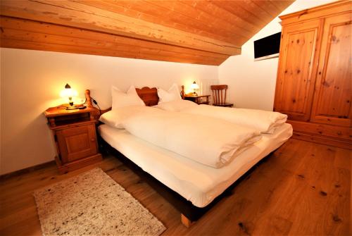Cama o camas de una habitación en Haus Landbrugg