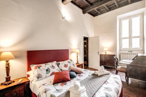 Кровать или кровати в номере Borgo Pio Passetto Papale