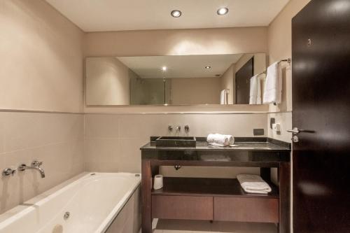 Et badeværelse på Silky Studio in Palermo Hollywood