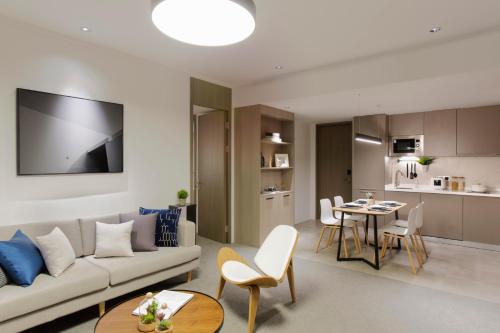 Køkken eller tekøkken på LN Residence Changdi New Aiqun Building