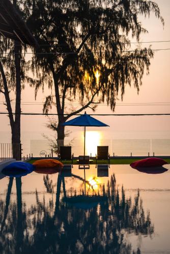 Landskap semula jadi dekat dengan resort