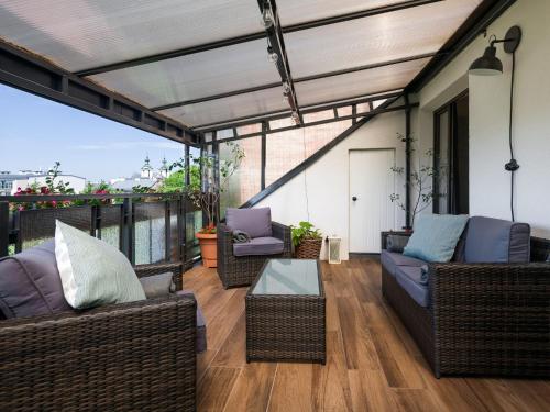Posedenie v ubytovaní City apartment with superb location