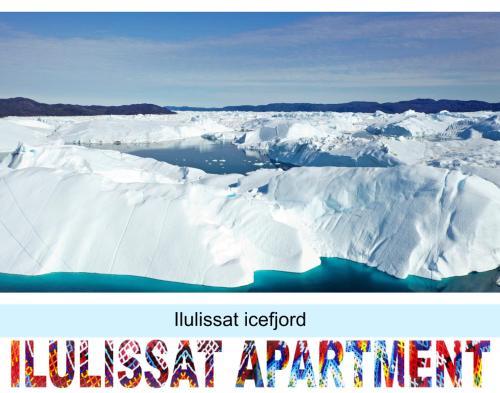 an image of an iceberg with the words hudson agreement at Ilulissat Apartment in Ilulissat