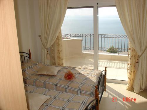 Posteľ alebo postele v izbe v ubytovaní Verga first floor apartment