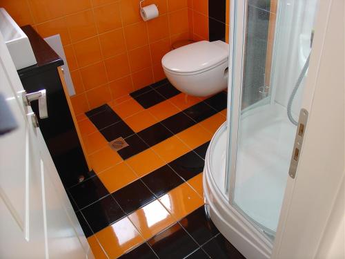 Kúpeľňa v ubytovaní Verga first floor apartment