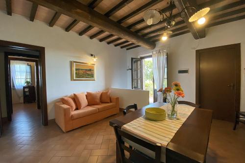 Χώρος καθιστικού στο Il Poggio Della Pieve Apartments