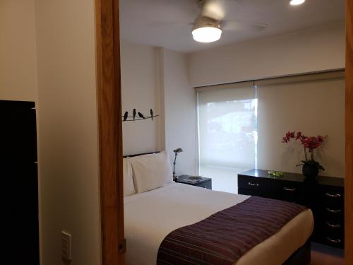 Cama o camas de una habitación en Luxury Apartment in Carso, Polanco