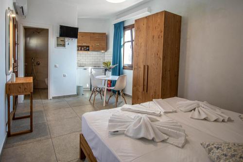 Postel nebo postele na pokoji v ubytování Villa Fantasia