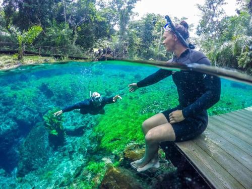 Tetamu yang menginap di Pousada Rio Bonito