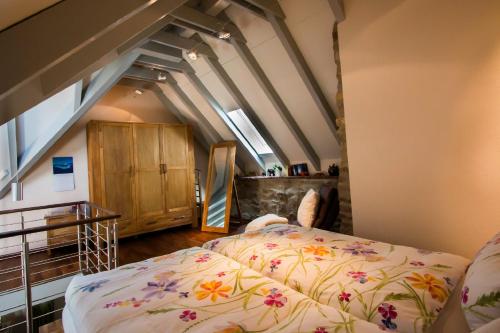 Postel nebo postele na pokoji v ubytování Tauber Relax Loft