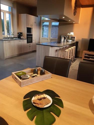 Una cocina o cocineta en Gite Li School