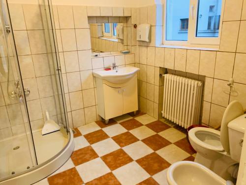 Koupelna v ubytování Bucarest B&B