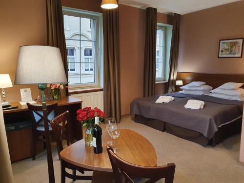 Postel nebo postele na pokoji v ubytování Hotel Siesta