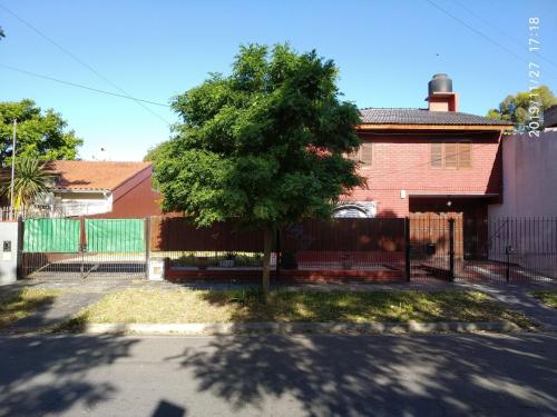 Bygningen som feriehuset ligger i