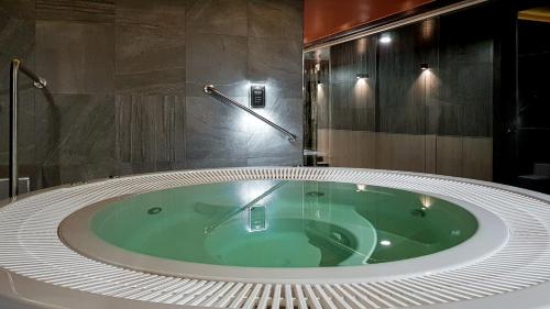 A bathroom at Apartment Luna Hrebienok C109