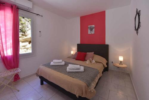 Ένα ή περισσότερα κρεβάτια σε δωμάτιο στο Residence Arinella
