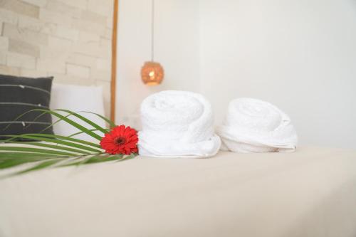 Cama o camas de una habitación en Hotel Blanco Tulum Adults Only