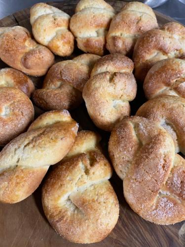 ファームステイの敷地内または近くでの食事または食べ物