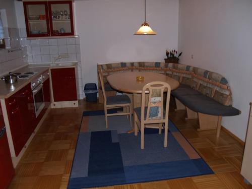 Η κουζίνα ή μικρή κουζίνα στο Alm-Apartments