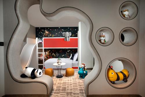 Χώρος καθιστικού στο Crowne Plaza Wuzhen by IHG