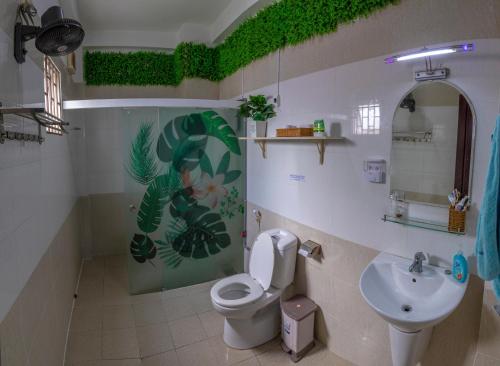 Phòng tắm tại S Phuot Airport Hostel