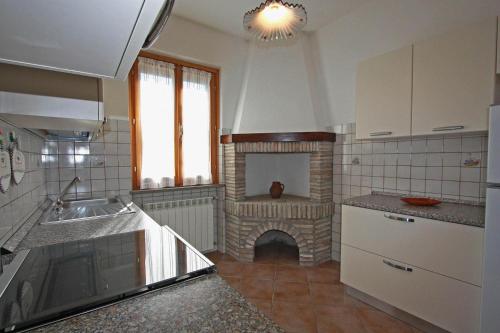 Η κουζίνα ή μικρή κουζίνα στο Casale Lucy