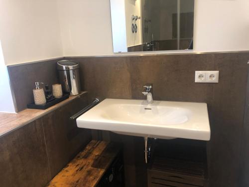 Ένα μπάνιο στο Apartment Schliersee - Stylisch, zentral, familienfreundlich