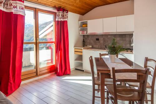 Η κουζίνα ή μικρή κουζίνα στο Mountain Apartment