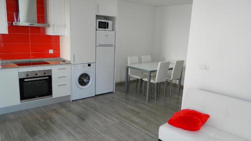 Kuchyň nebo kuchyňský kout v ubytování Casa Recareo