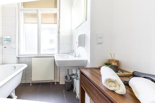 Ένα μπάνιο στο CHRISTIANO Apartments - Villa Schönbrunn