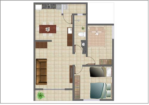 Κάτοψη του Residencial Sandini Garopaba