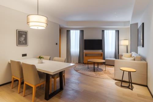 TV a/nebo společenská místnost v ubytování Hyatt Place Changchun Jingyue