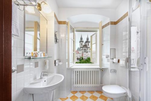 Koupelna v ubytování Hotel Lippert