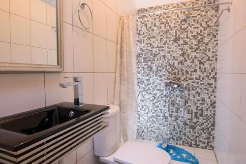 Koupelna v ubytování Kristallia - Elounda seafront vacation rental