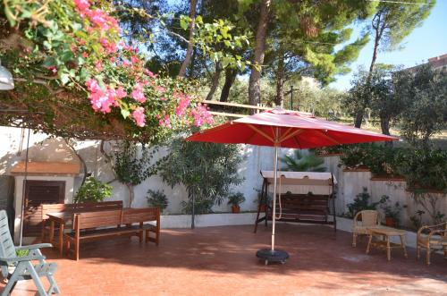 Zahrada ubytování Il Paradiso di Giacomo