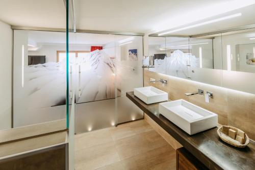 Kupatilo u objektu Fernsicht Alpen-Apartments