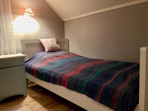 Krevet ili kreveti u jedinici u objektu Salmon Lodge Lofoten