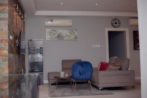 Χώρος καθιστικού στο The Avery Apartments, Dzorwulu