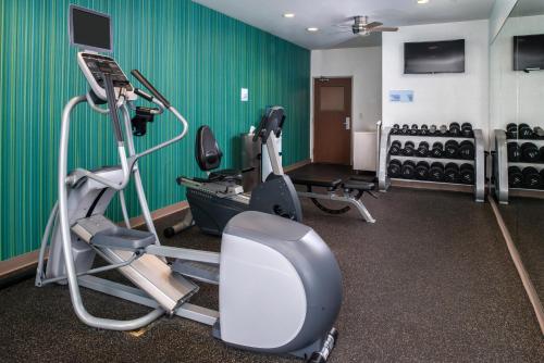 a room with a gym with a treadmill at Holiday Inn Express Sierra Vista by IHG in Sierra Vista