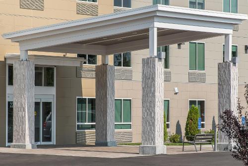 a pavilion in front of a building at Holiday Inn Express & Suites Norwood, an IHG Hotel in Norwood